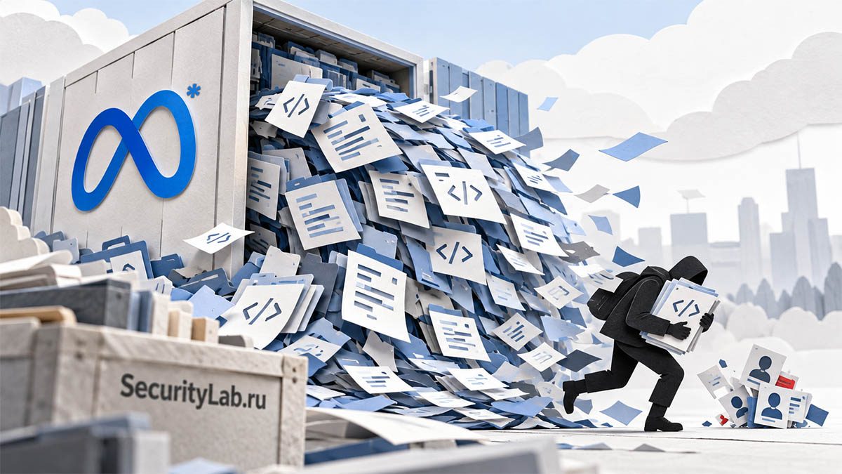 Хакеры похитили у Meta (организация, запрещённая в РФ как экстремистская) код и данные примерно 1500 человек